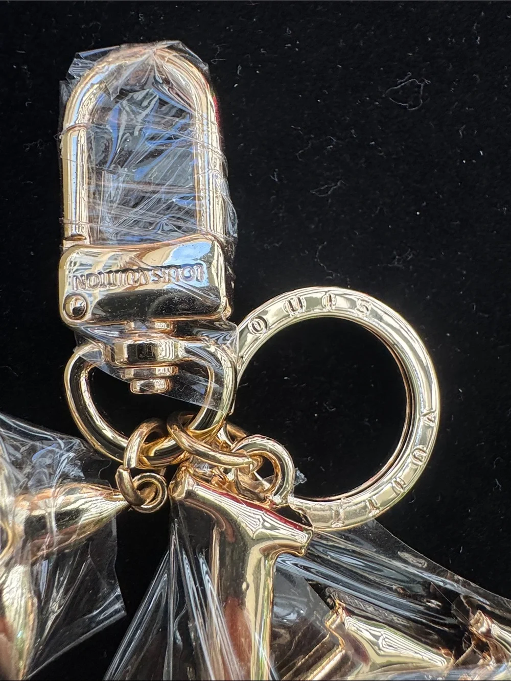 Keyring charms  Gold-Tone Monogram LV